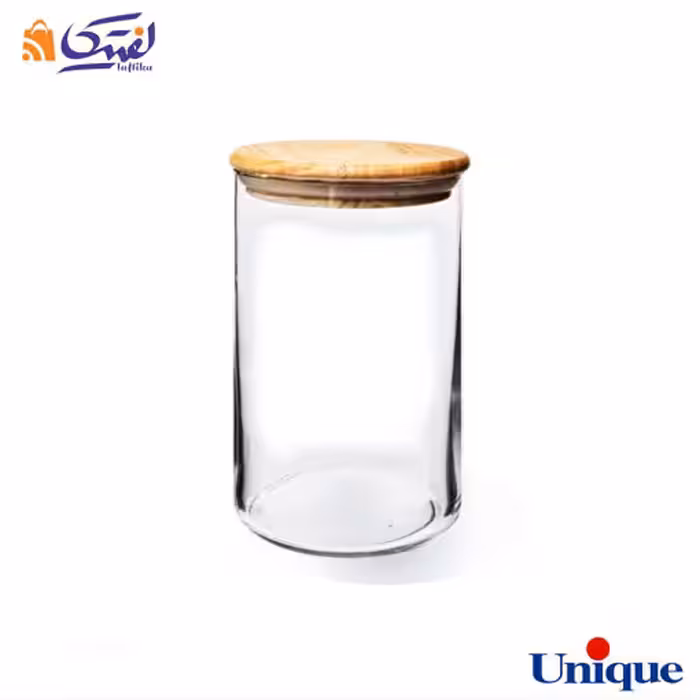 بانکه حبوبات درب چوبی 600 میلی لیتر یونیک UN-1310