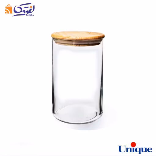 بانکه حبوبات درب چوبی 600 میلی لیتر یونیک UN-1310