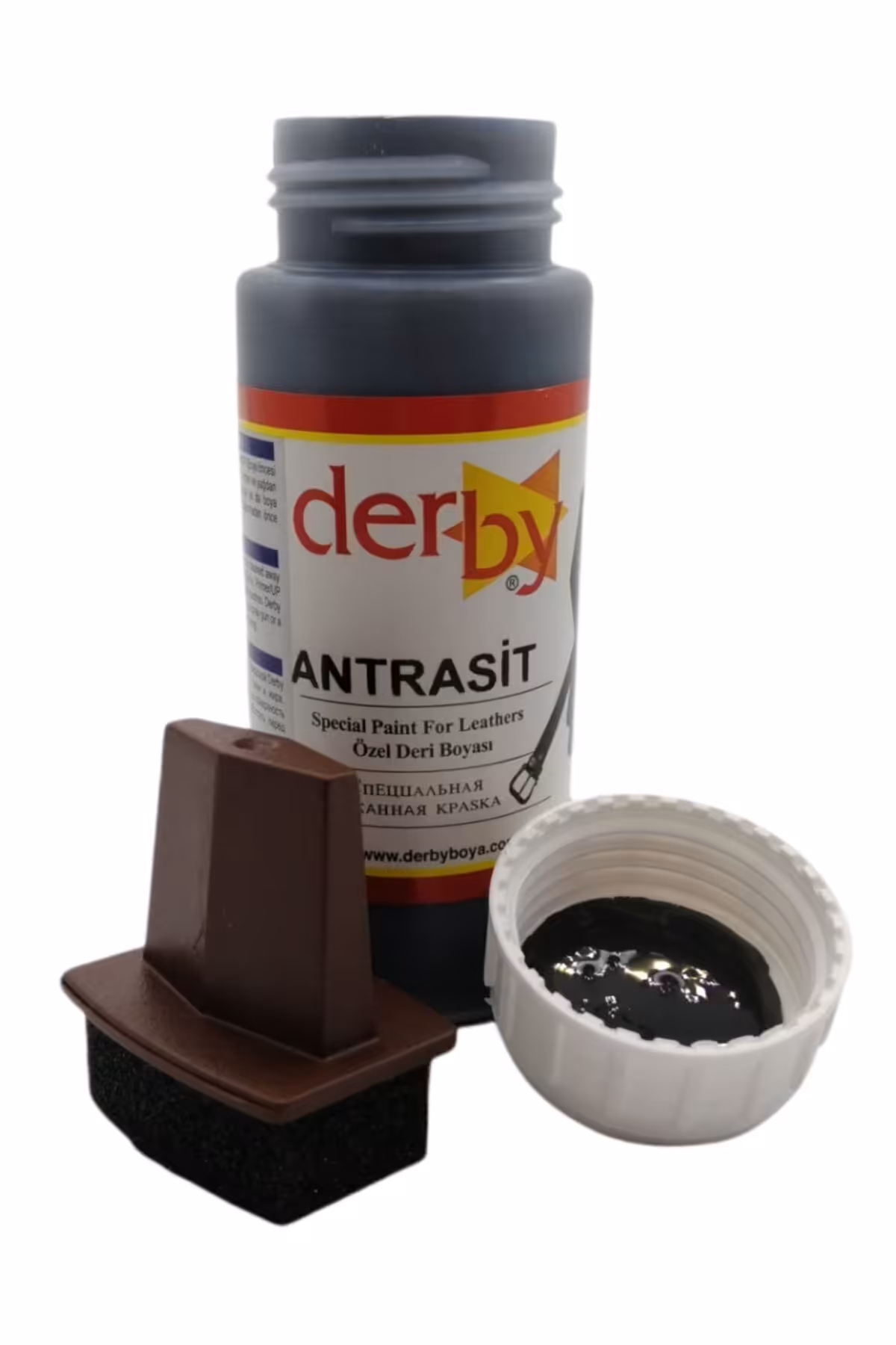 مراقبت کفش خاکستری روتختی روکش چرمی 100 میل و اسفنج بخار 1 قطعه Derby