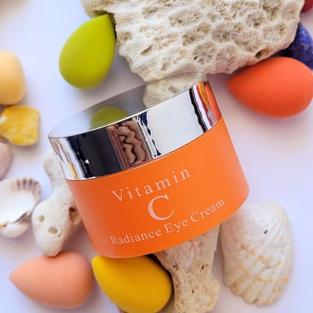 کرم دور چشم ویتامین سی روشن کننده ضد چین و چروک ضد ملیا دور چشم آبرسان چشم