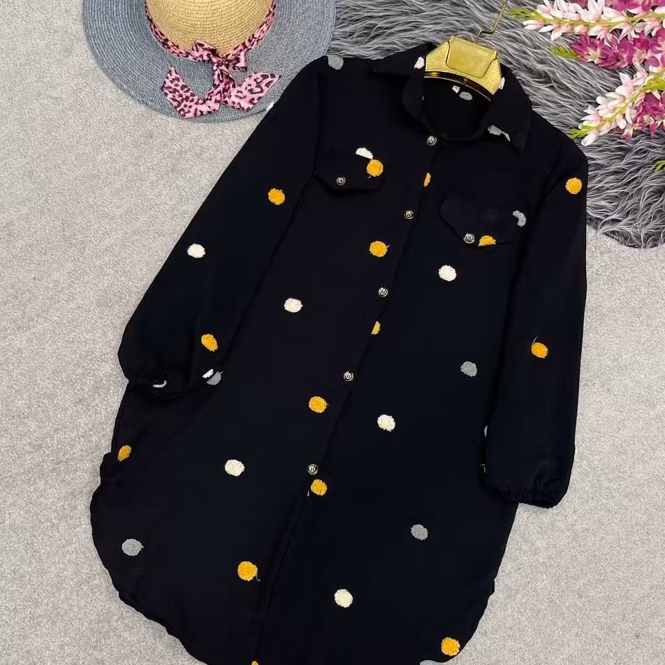 مانتو  ابروبادی پوم پوم فوق العاده جذاب دوس داشتنی تن خور بی نظیر 