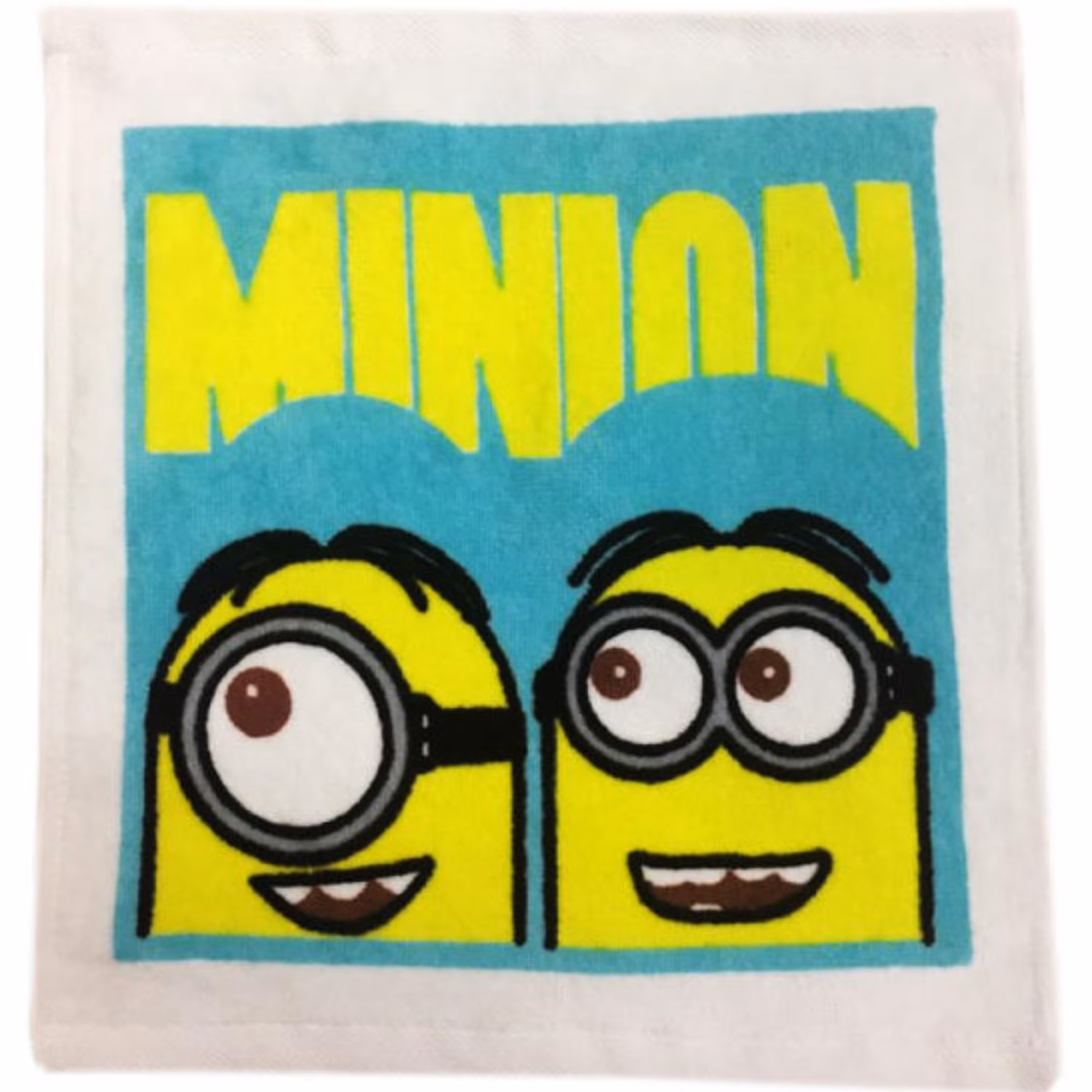 حوله دست و صورت کودک پودایران طرح مینیون ابی سایز 30در30 (100درصد پنبه) ضدحساسیت