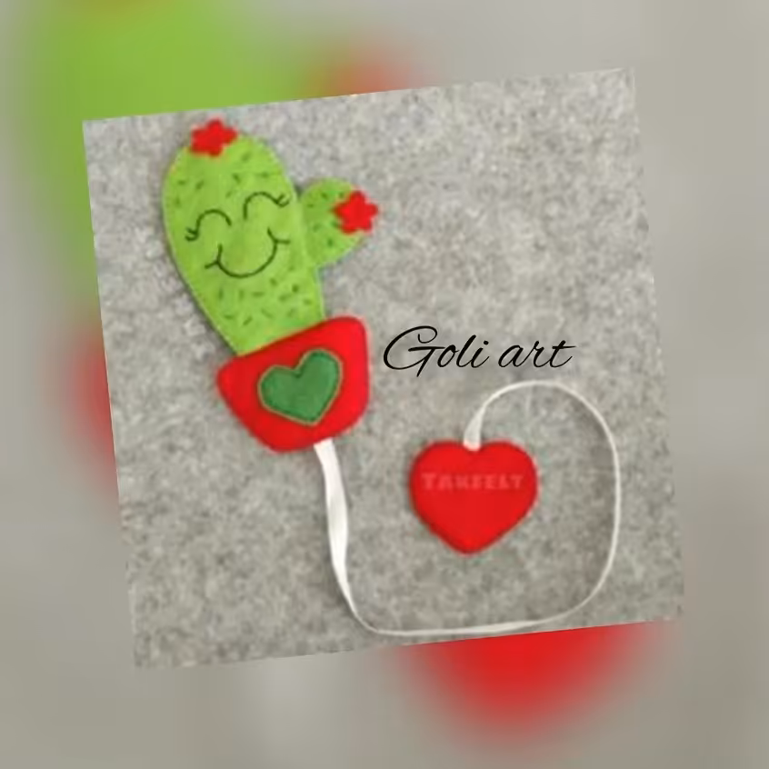 بوک مارک طرح کاکتوس 