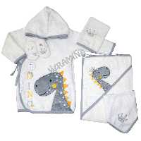ست حوله نوزاد 5 تکه دخترانه طرح دایناسور پرنسس مادرکر Mothercare