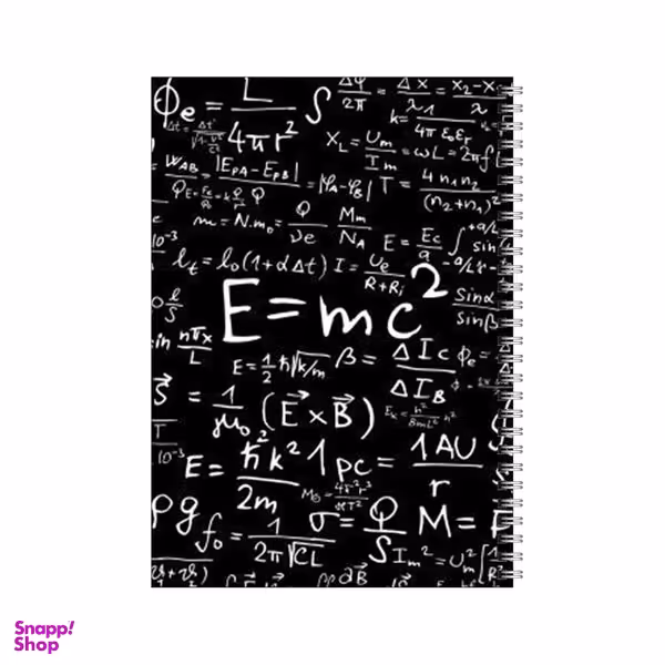 دفتر مشق 80 برگ بامبیلیپ طرح فیزیک و قانون نسبیت انیشتین کد 6481134