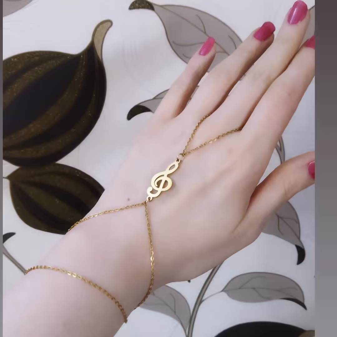 تمیمه نت موسیقی استیل رنگ ثابت تضمینی 