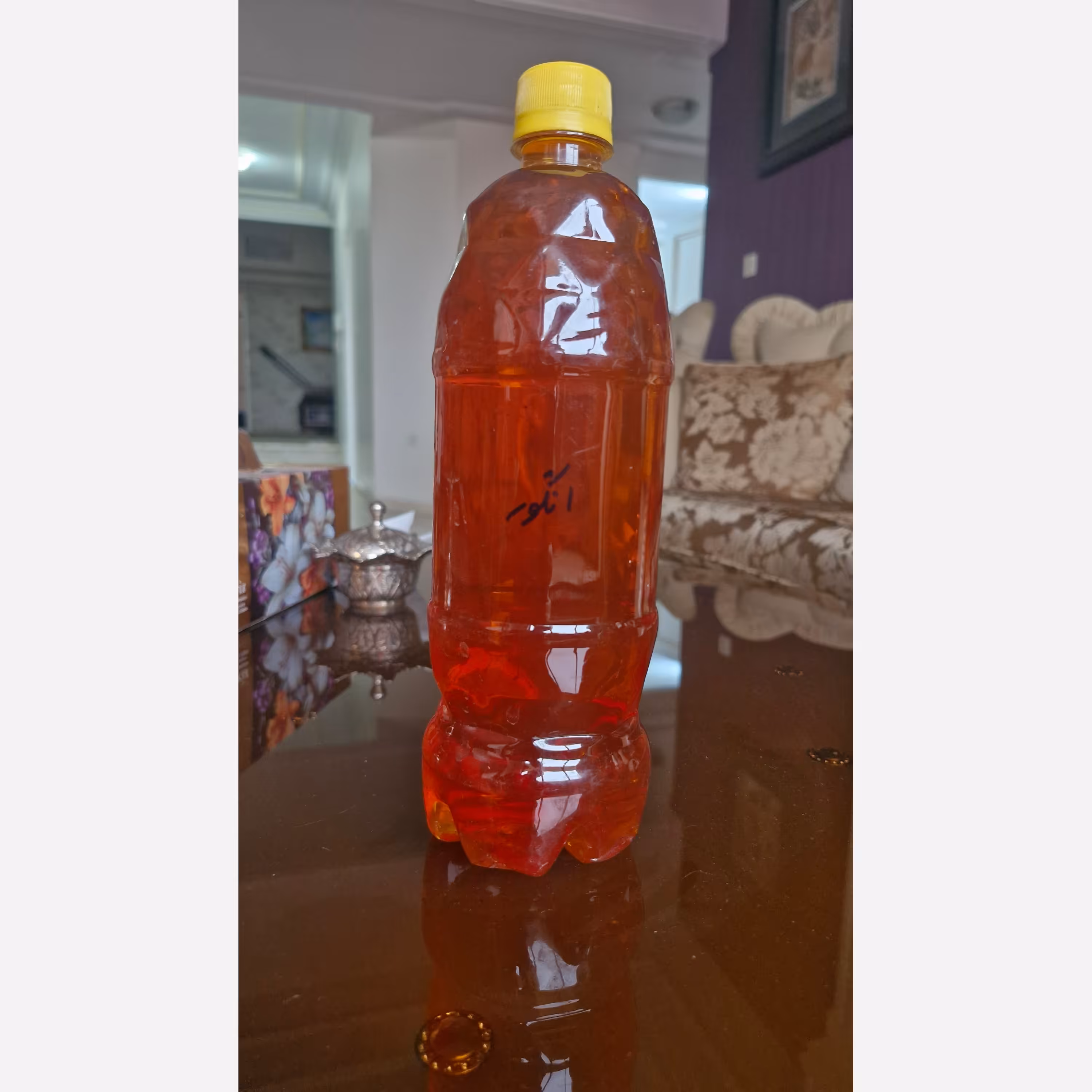 سرکه انگور خانگی یک لیتری