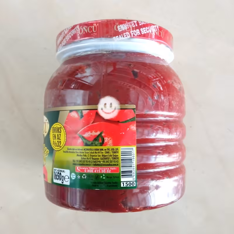 رب گوجه فرنگی اونجو ترکیه در وزن 1650 گرم | amazonchi