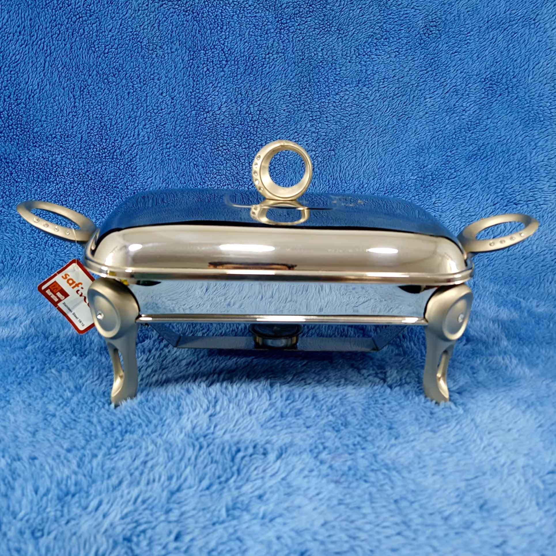 ظرف سوفله سافینوکس مستطیل کوچک کد 205 نگین دار