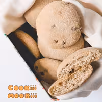 کوکی رژیمی سبوسدار ساده  با کره بادام زمینی بدون شکر و روغن 