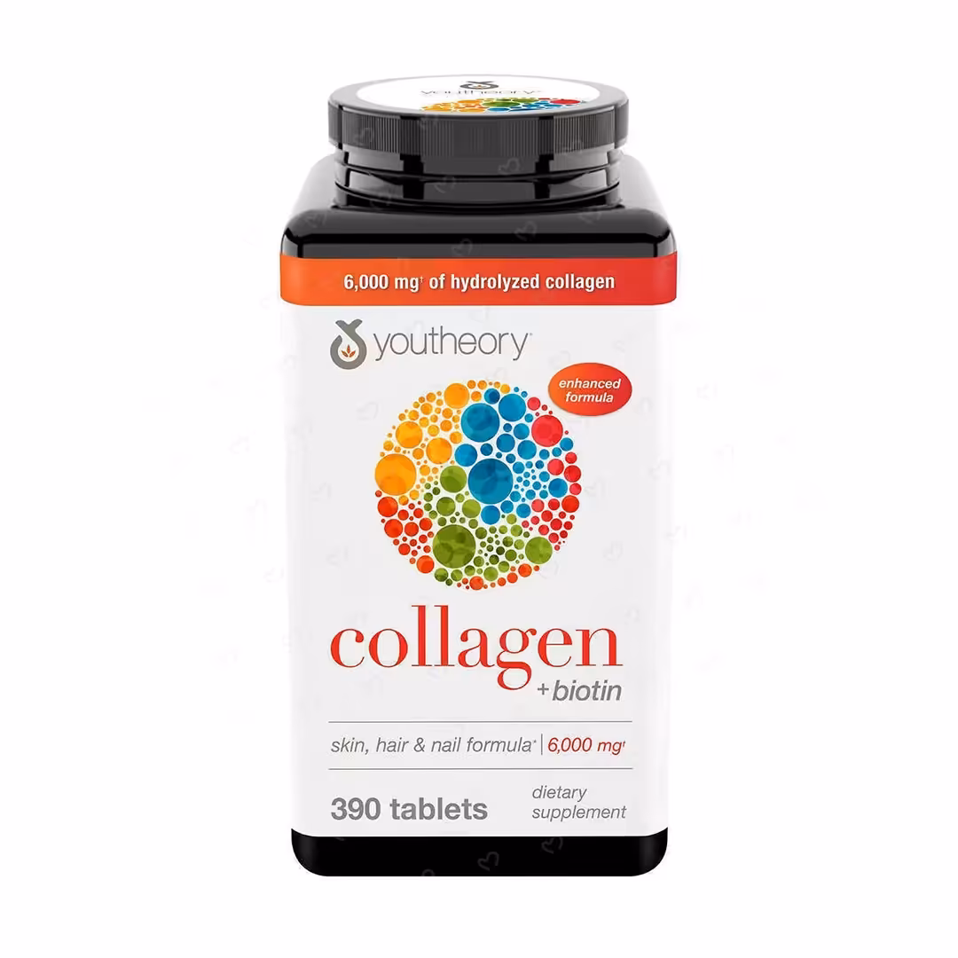 خرید اقساطی قرص کلاژن تقویت مو، ناخن و بدن یوتئوری مدل Collagen   Biotin بسته 390 عددی | پرداخت 4 قسطه   ارسال سریع
