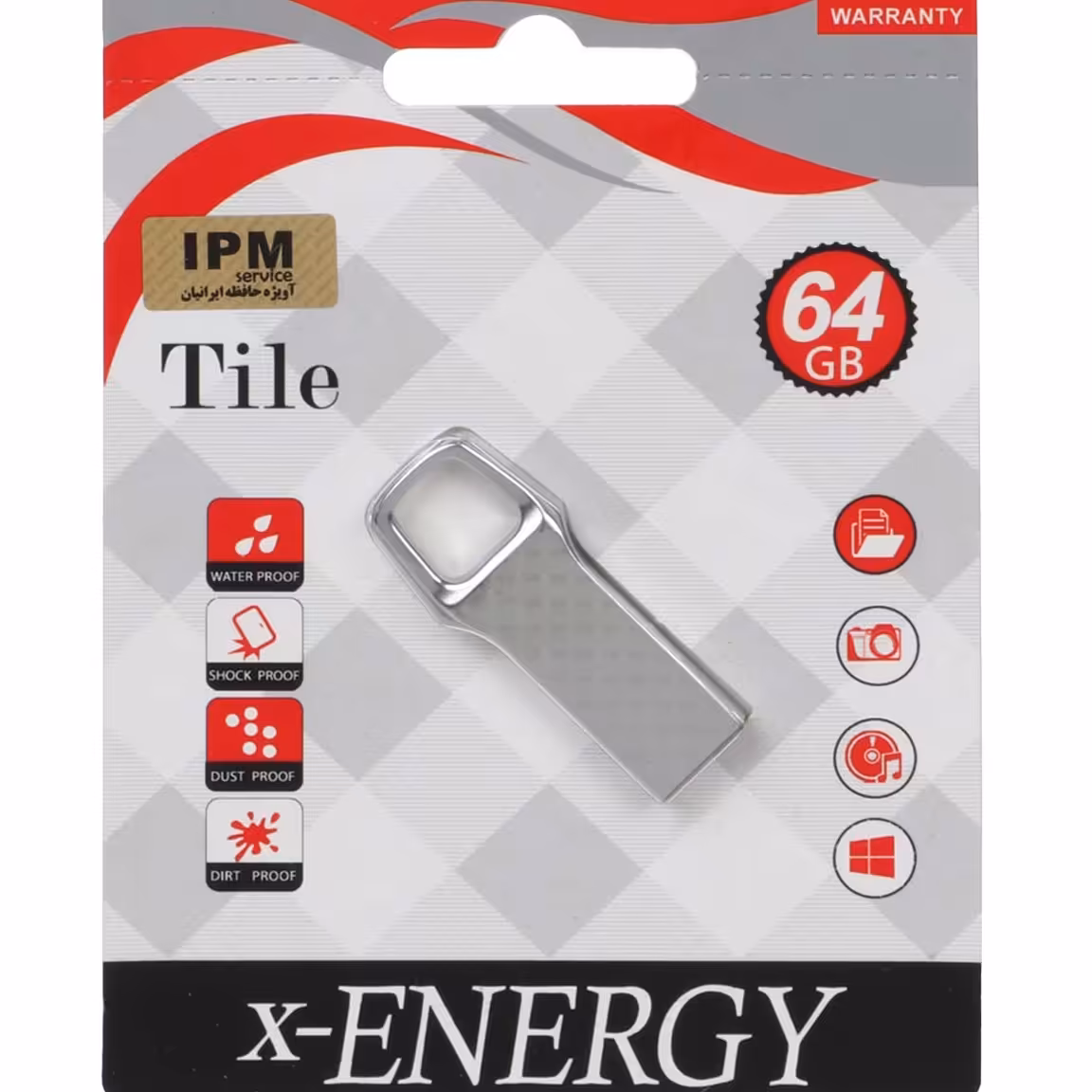فلش مموری 64 گیگ ایکس انرژی طره تایل