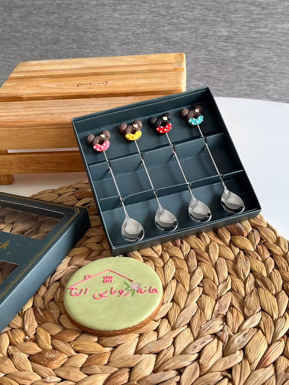 ست 4 عددی قاشق چایخوری طرح میکی