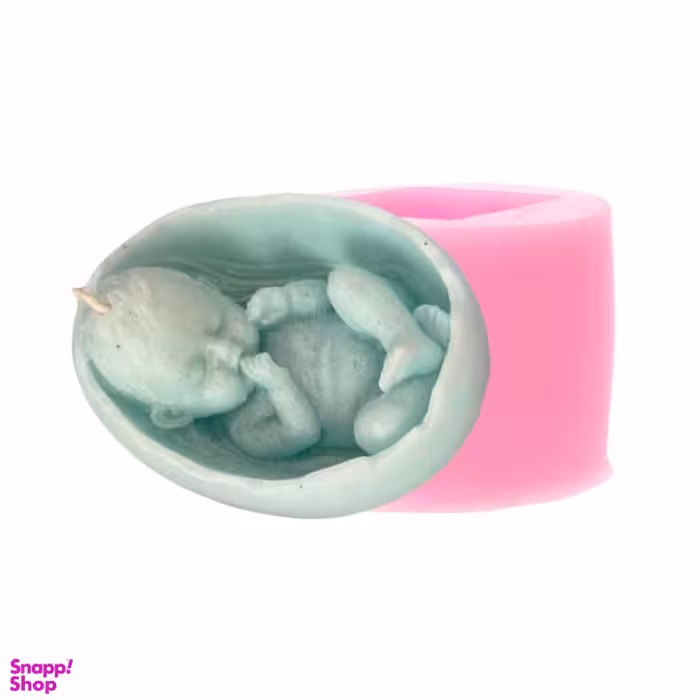 قالب سیلیکونی شمع مدل نوزاد تخم مرغی