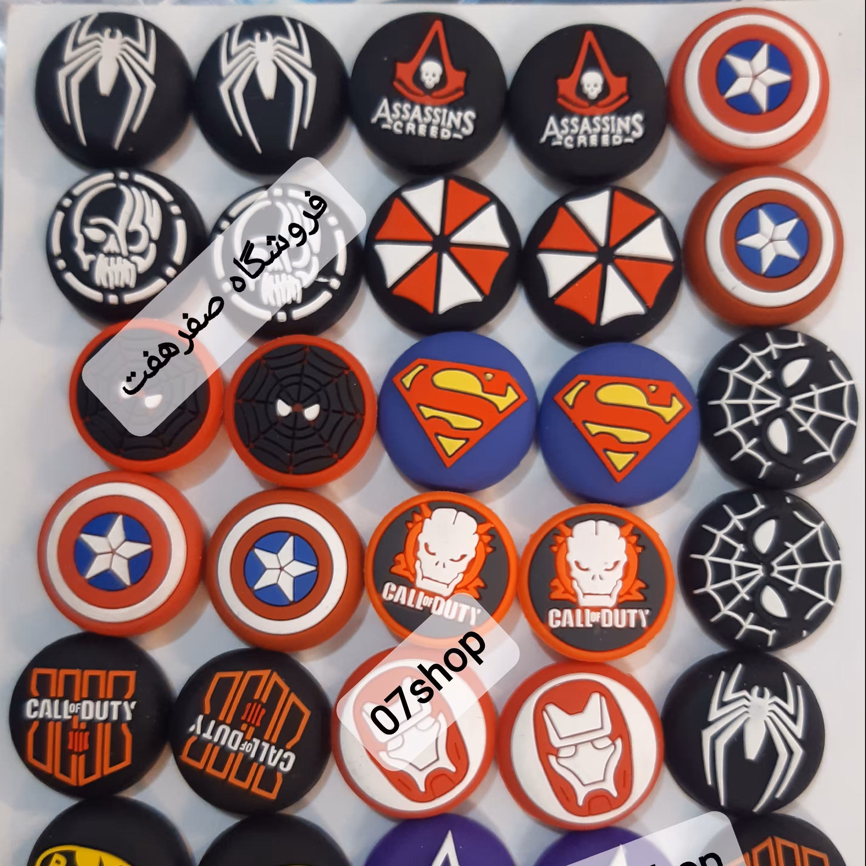 روکش سر انالوگ دسته بازی 3D در طرح های مختلف و جذاب - بسته 2 عددی - مناسب انواع دسته پلی استیشن و ایکس باکس 