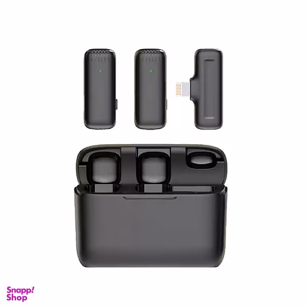 میکروفن یقه ای بی سیم مدل J13 Dual Lightning