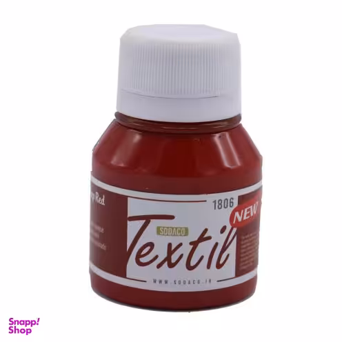 رنگ پارچه سوداکو (Sodaco) کد Deep Red1806 حجم 55 میلی لیتر