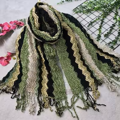 شال بافت مخمل رنگی