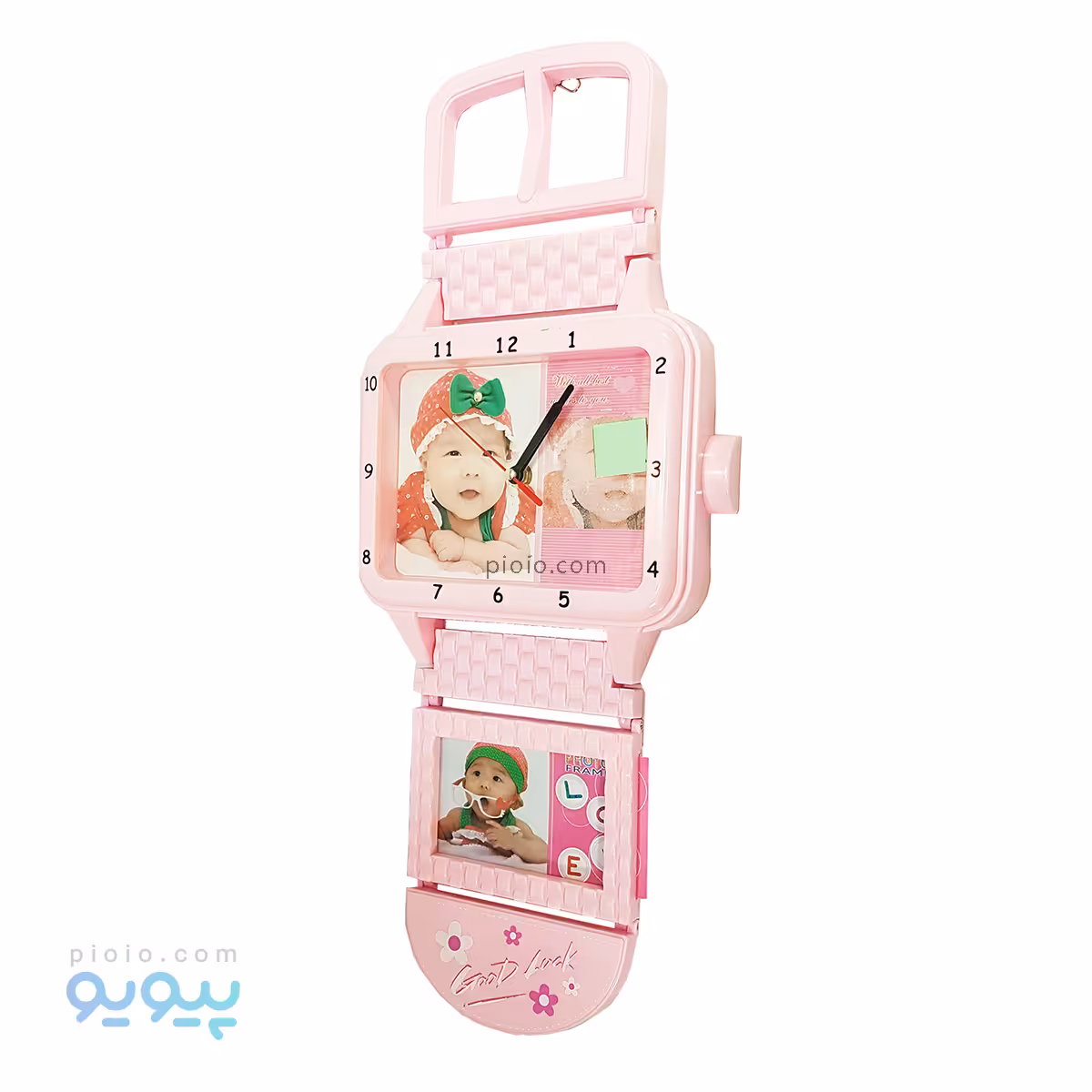ساعت دیواری کودک طرح ساعت مچی