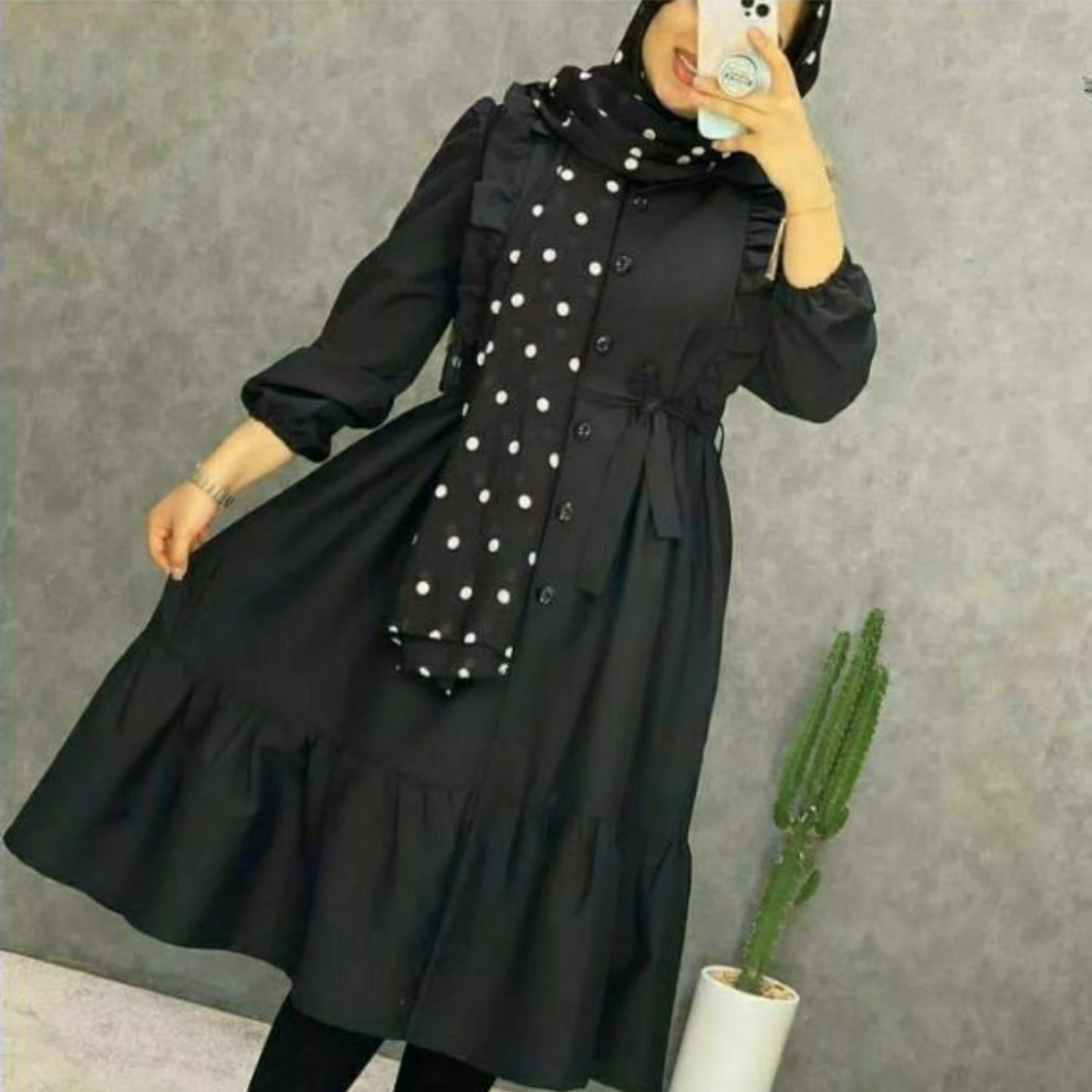 مانتو عروسکی بلند جنس میکرو اعلا