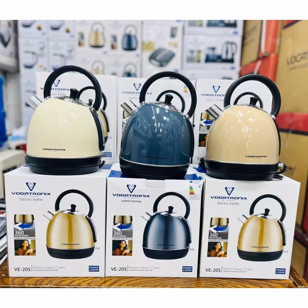 کتری برقی استیل ووگاتی VOGATRONIX VE.205