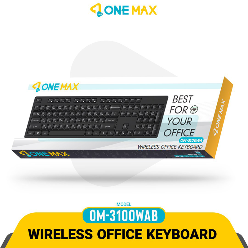 کیبورد بی سیم اورجینال وان مکس مدل OM-3100 | ژیوار مارکت - لپتاپ استوک، لوازم جانبی موبایل و کامپیوتر