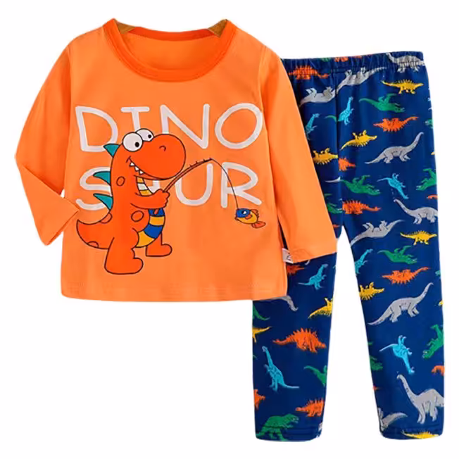 ست  تی شرت آستین بلند و شلوار پسرانه مدل 2023