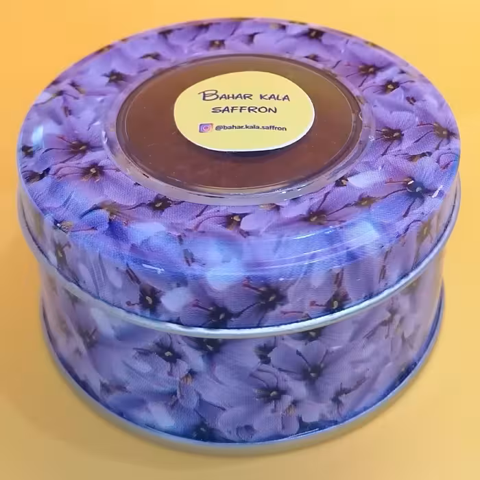 زعفران سرگل بهارکالا 10 گرم قوطی فلزی صادراتی