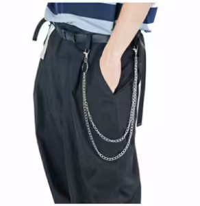 زنجیر شلوار دو لاین فلزی