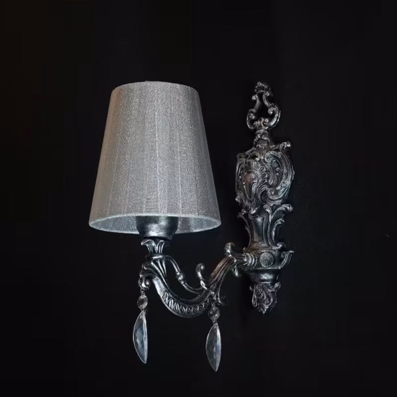 لوستر دیواری تک شاخه شید دار کد 1013 با پنج سال گارانتی و ارسال رایگان