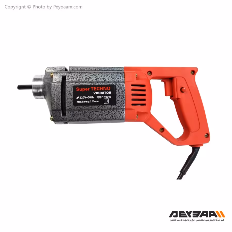 ویبراتور دریلی برقی سوپر تکنو به همراه شیلنگ 2 متری مدل ZX50
