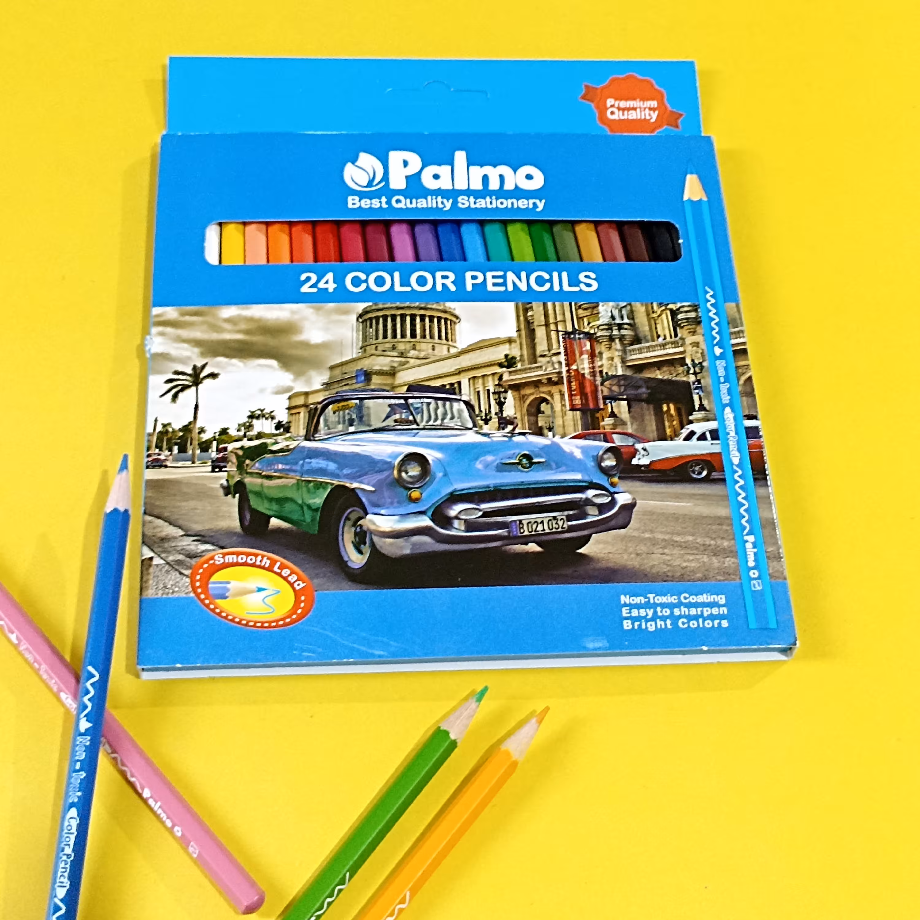 مداد رنگی 24رنگ پالمو
