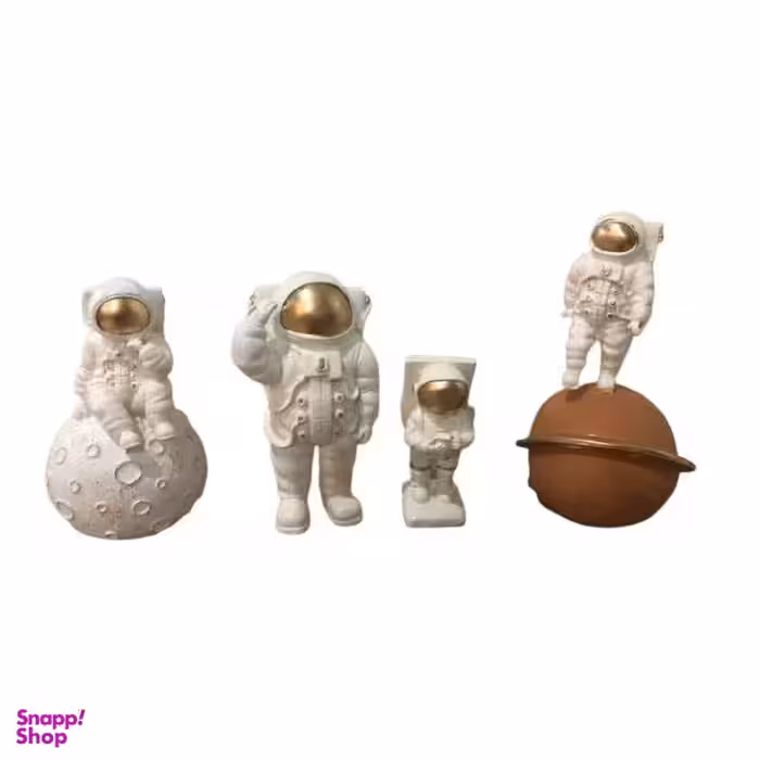 مجسمه مدل فضانورد مجموعه 4 عددی