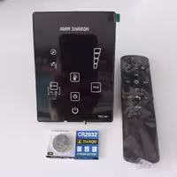 کلید و ریموت کنترل از راه دور کولر آبی دارای تایمر  و تر موستات (پس کرایه)