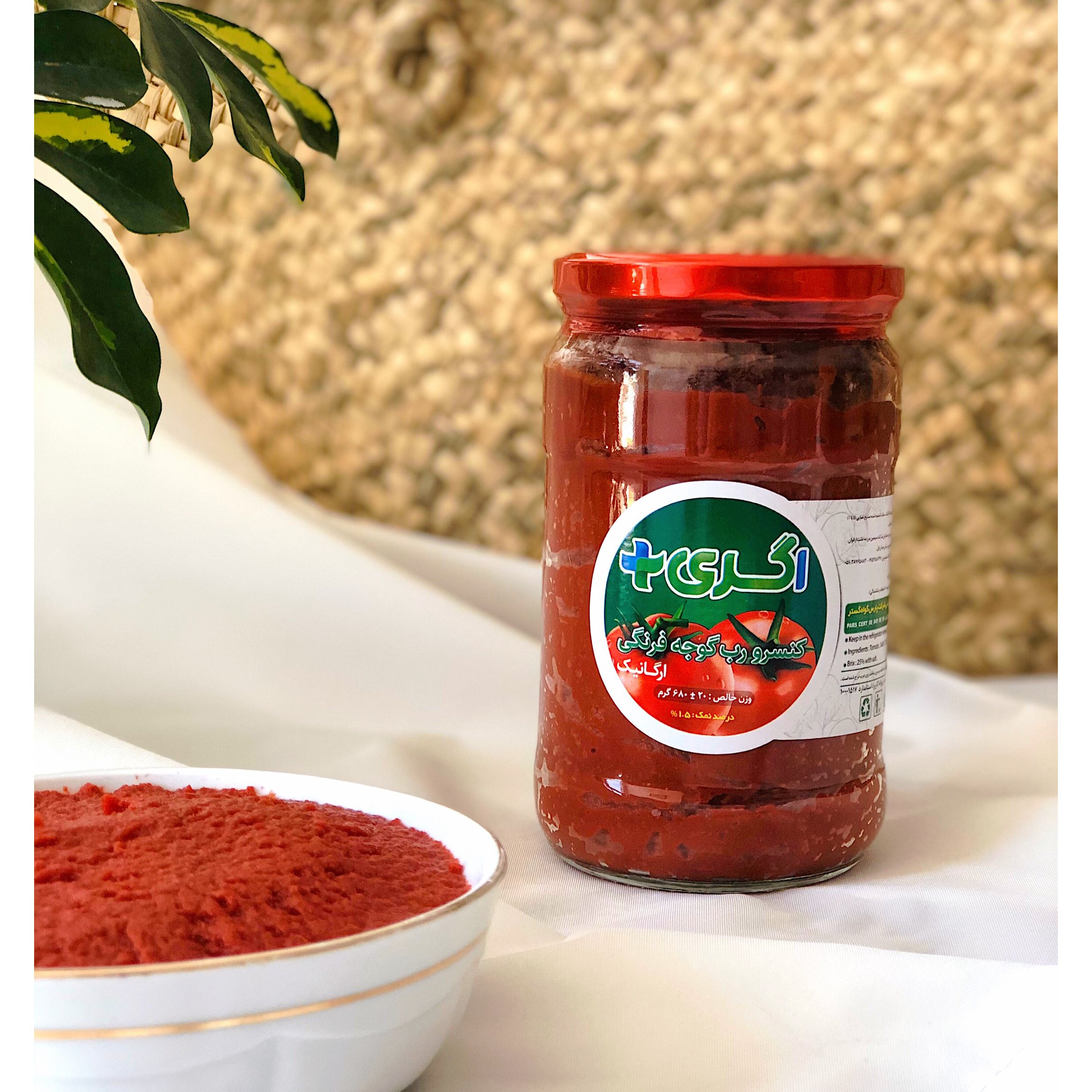 رب گوجه فرنگی ارگانیک اگری جعبه 6 عددی