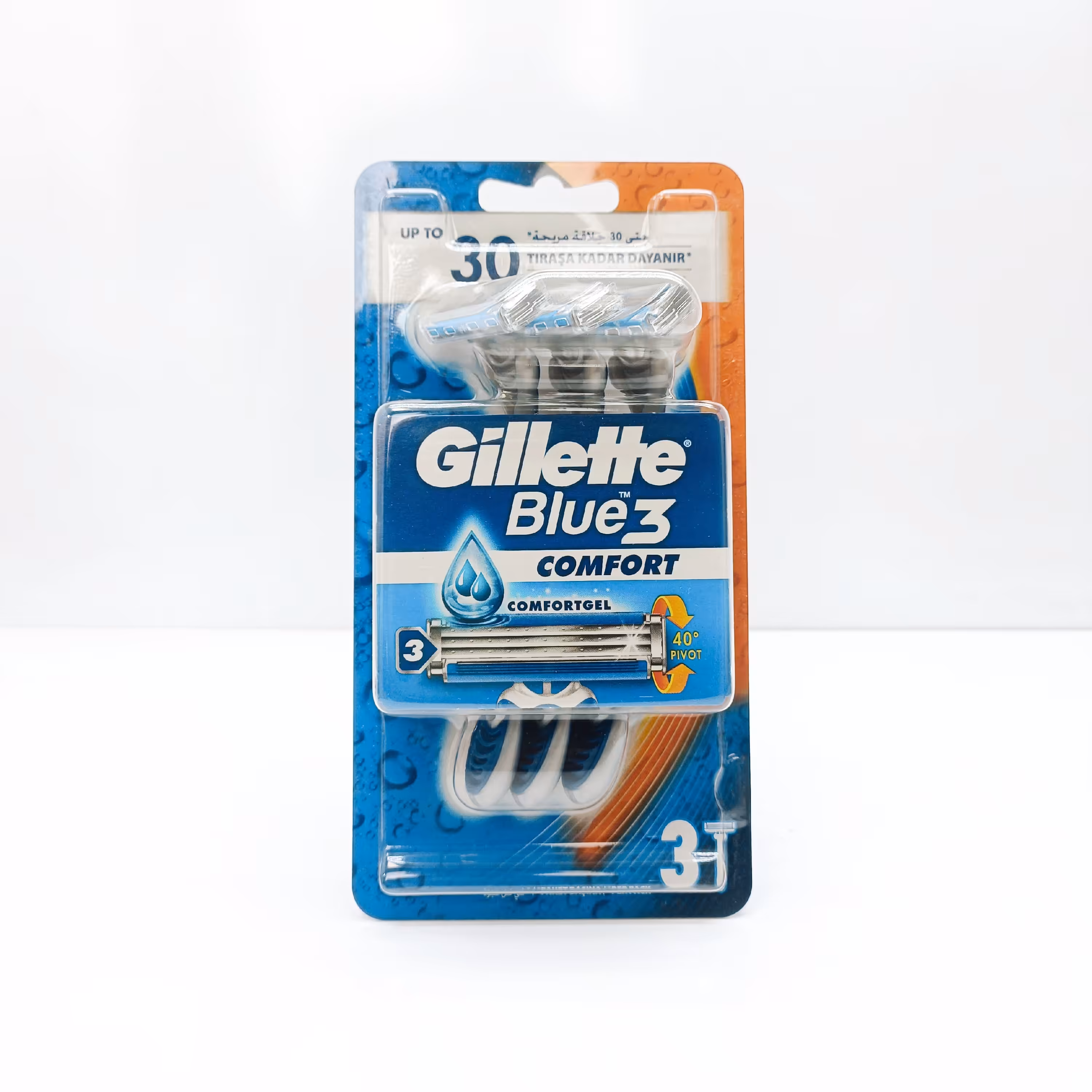 خودتراش ژیلت Gillette مدل (3 عددی) Blue3 COMFORT

