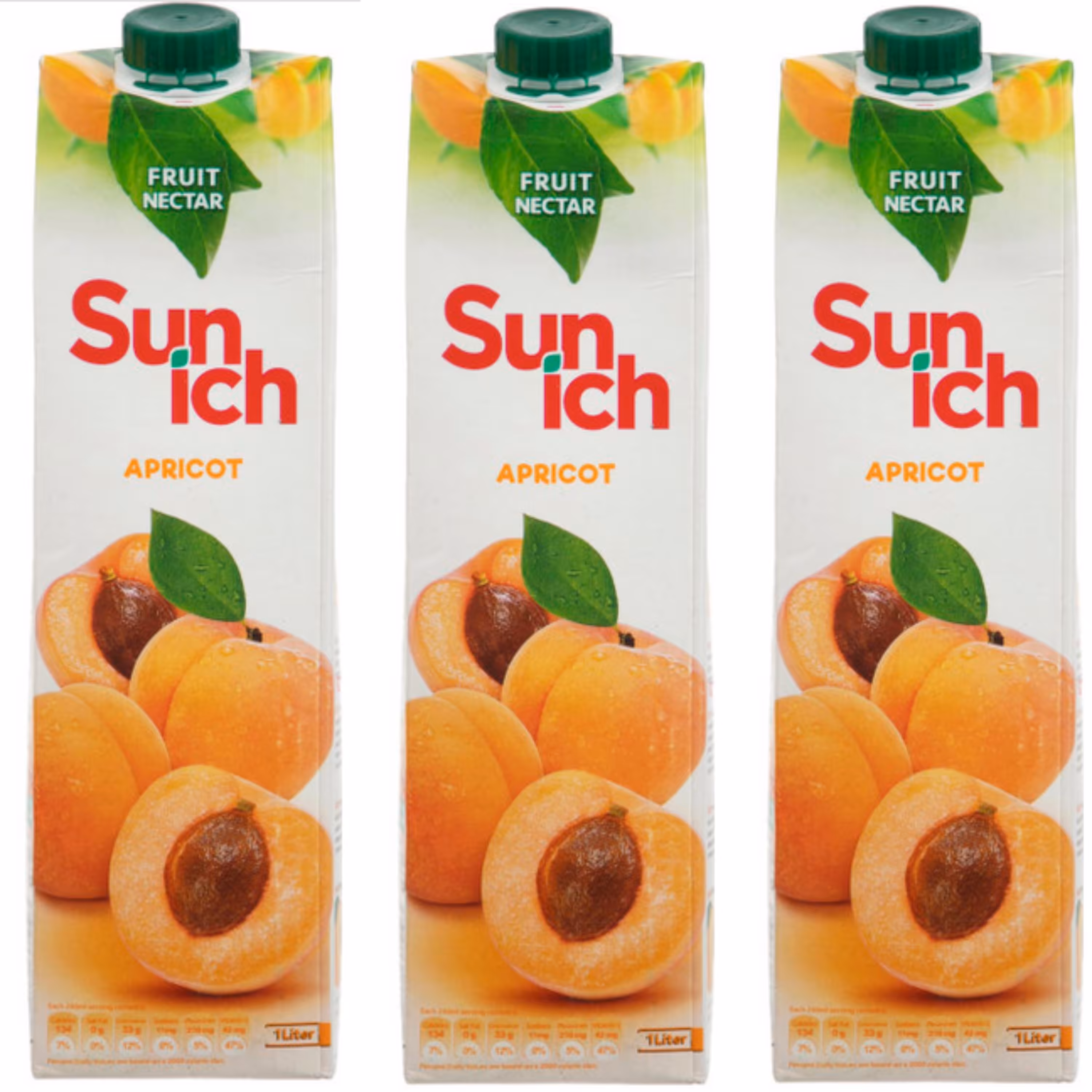 آب میوه زردآلو سن ایچ 1 لیتری  (3عددی)