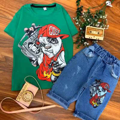 تیشرت شلوارک اسپرت خواهربرادری