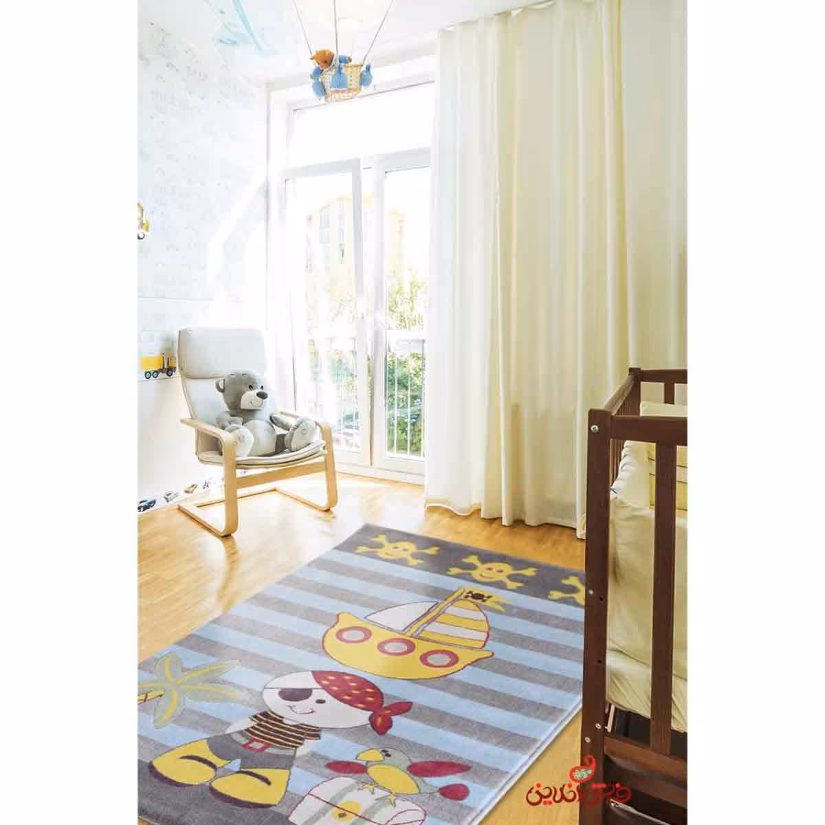 فرش کودک پاتریس طرح دزد دریایی