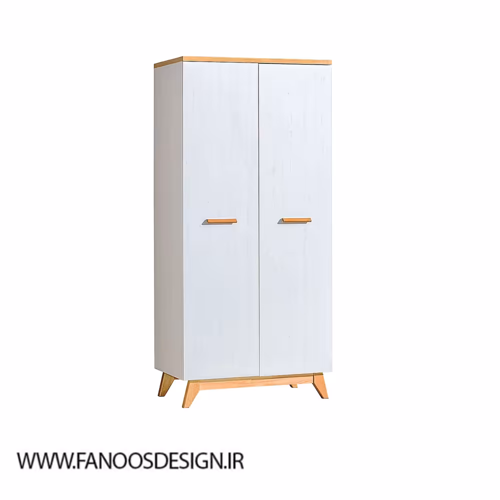 کمد لباس 2 درب لولایی سایز 185*85*52 کد 8903