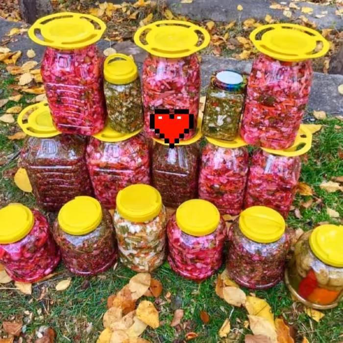 ترشی هفت بیجار با سرکه خانگی (1000 گرم)