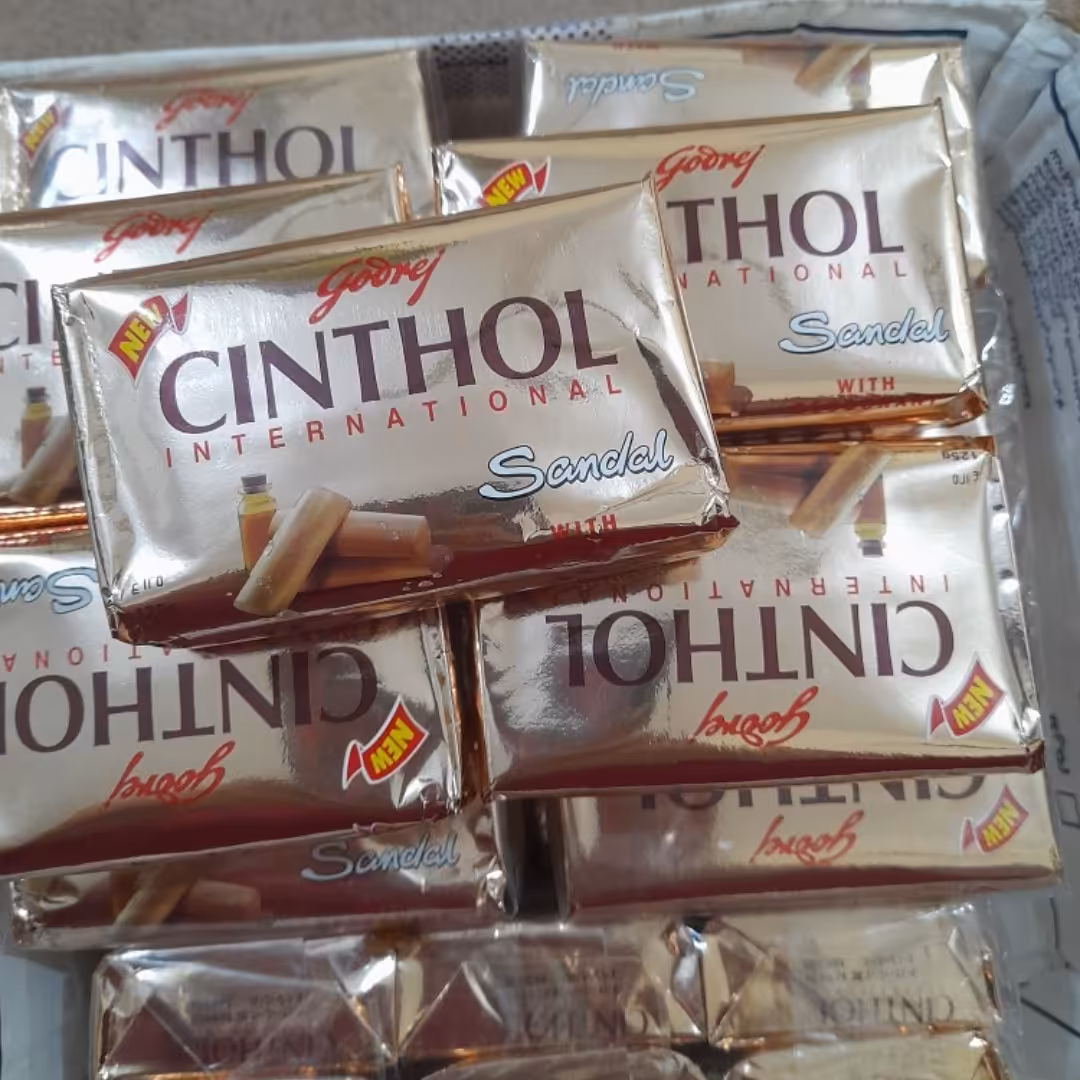 صابون صندل سینثول زرد چوبه 125  و 75 گرمی عمده 35 تومن