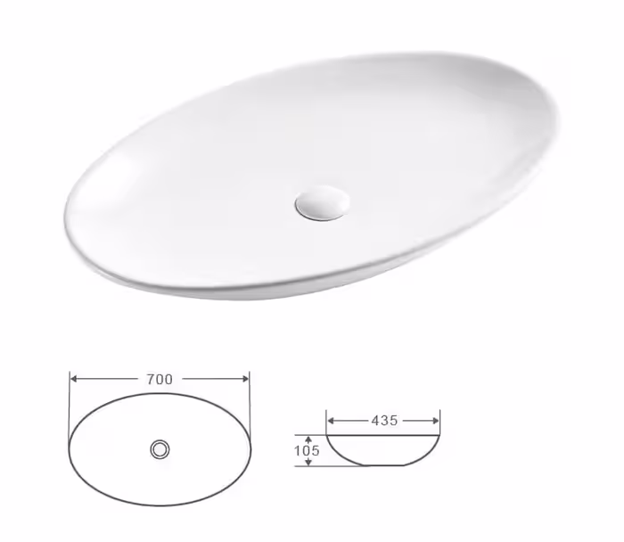 کاسه روشویی مدل LT-3255 آرماندو ویکاریو Armando Vicario