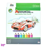 مداد رنگی 24 رنگ آدمیرال مدل Car