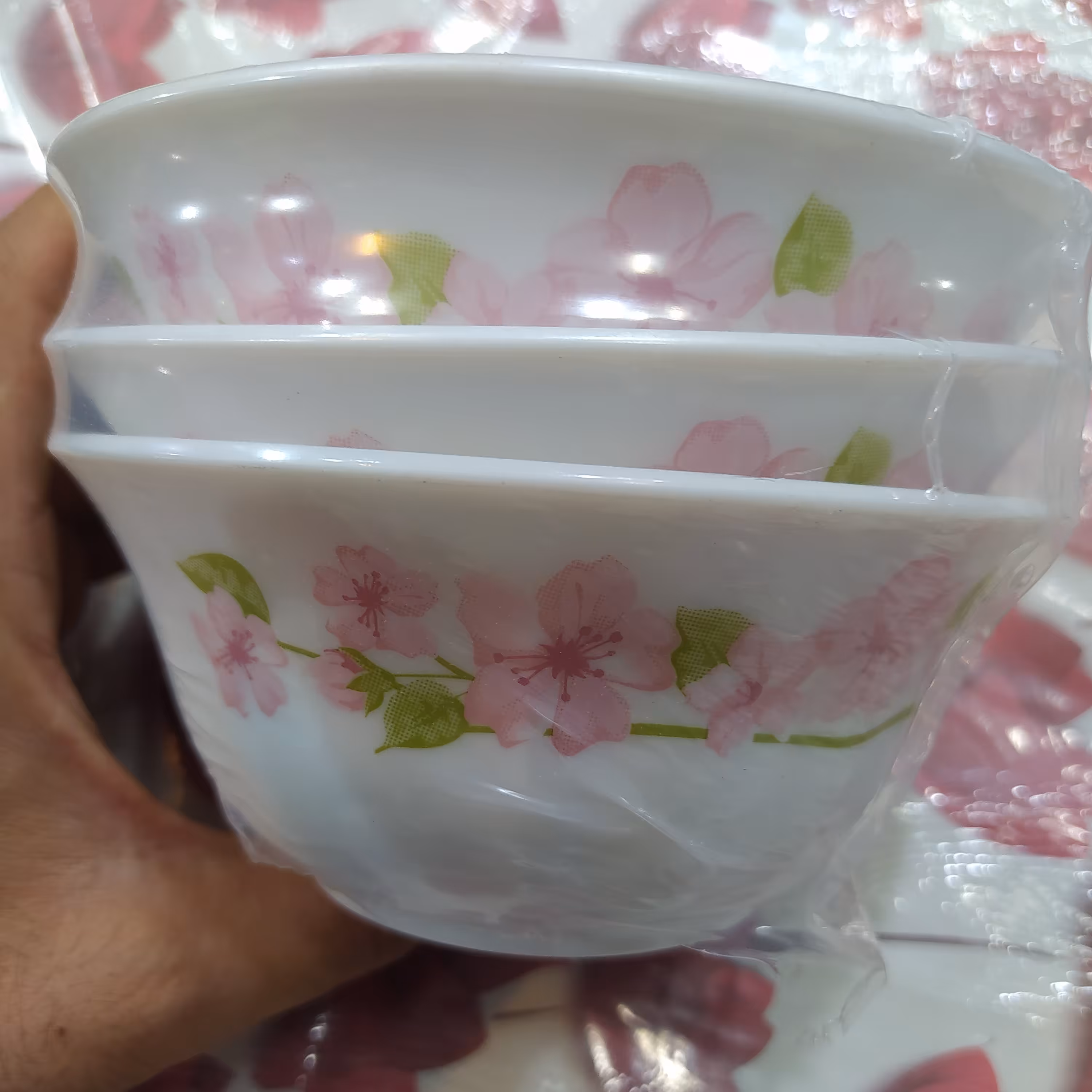 کاسه ماست خوری آرکوپال اما صورتی بسته 6عددی به همراه ارسال رایگان 