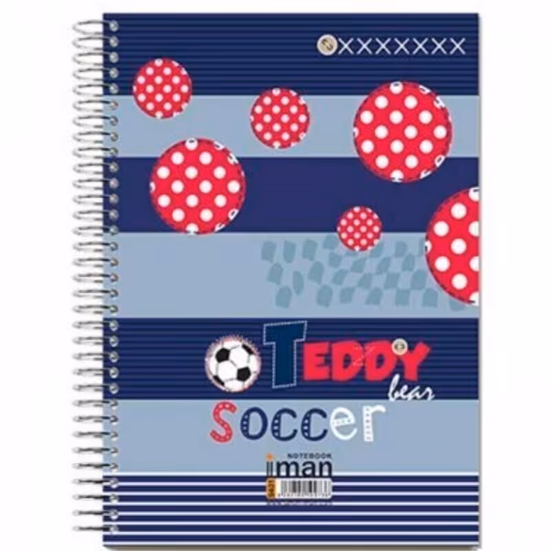 پک 6 عددی دفتر 100 برگ فانتزی طلقی ایمان کد 9404