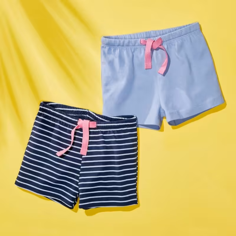 شلوارک دخترانه مناسب 4 تا 6سال مجموعه 2 عددی برندلوپیلو  کد 10066