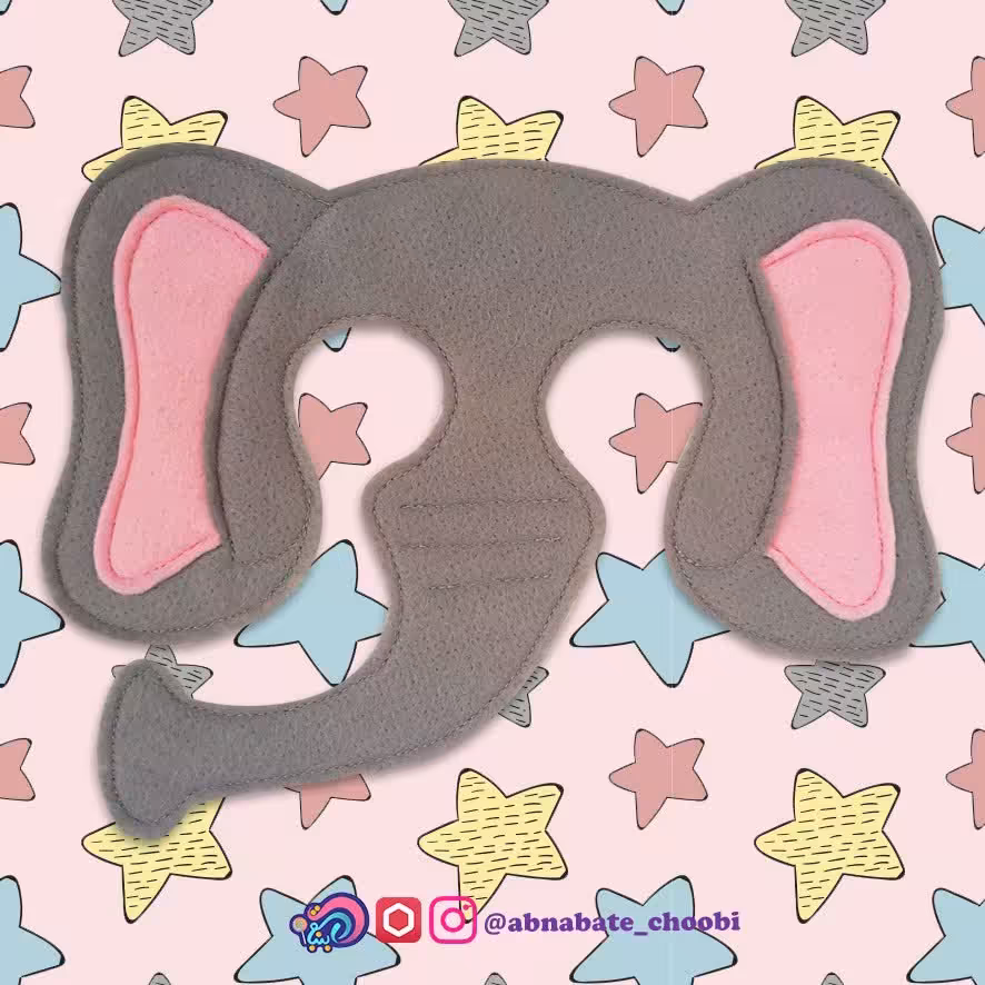 ماسک صورت فیل صورتی