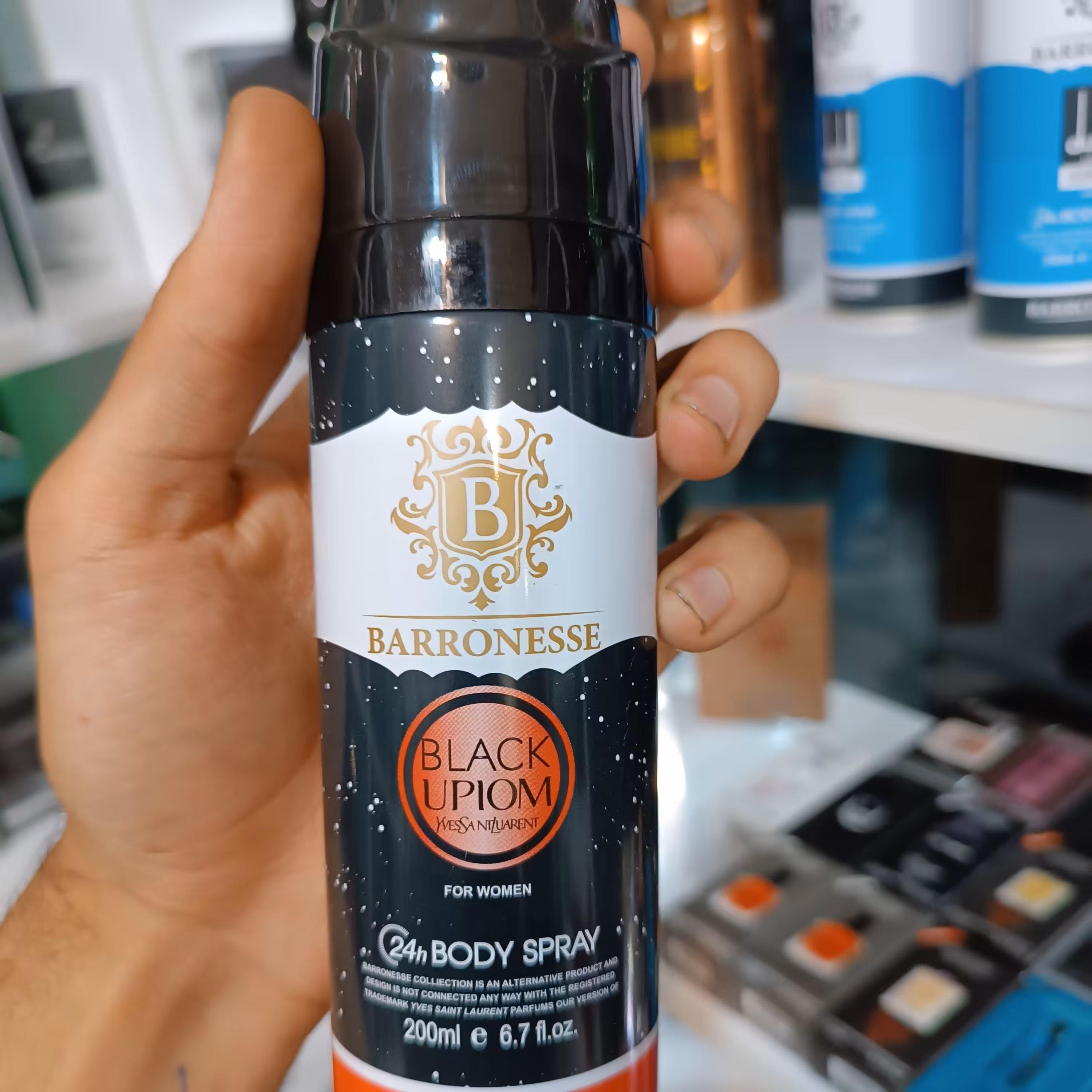 اسپری بدن بلک اپیوم شرکت بارونس