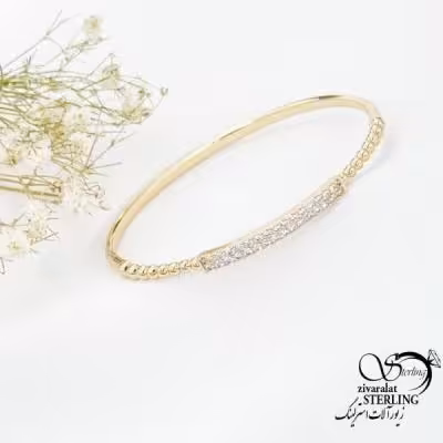 دستبند النگویی ظریف برند ژوپینگ کد 17617